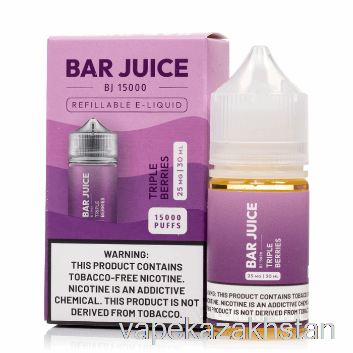 Vape Smoke Triple Berries - Bar Juice - 30mL 25mg